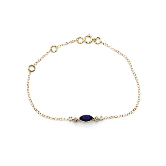 Sapphire and Diamond Bracelet