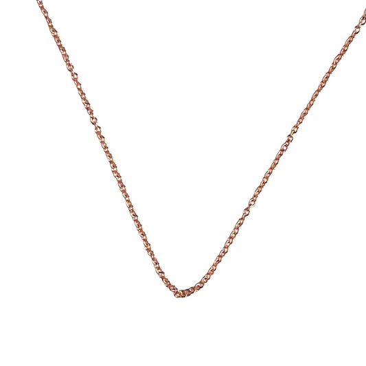 Cadena oro rosa 14K