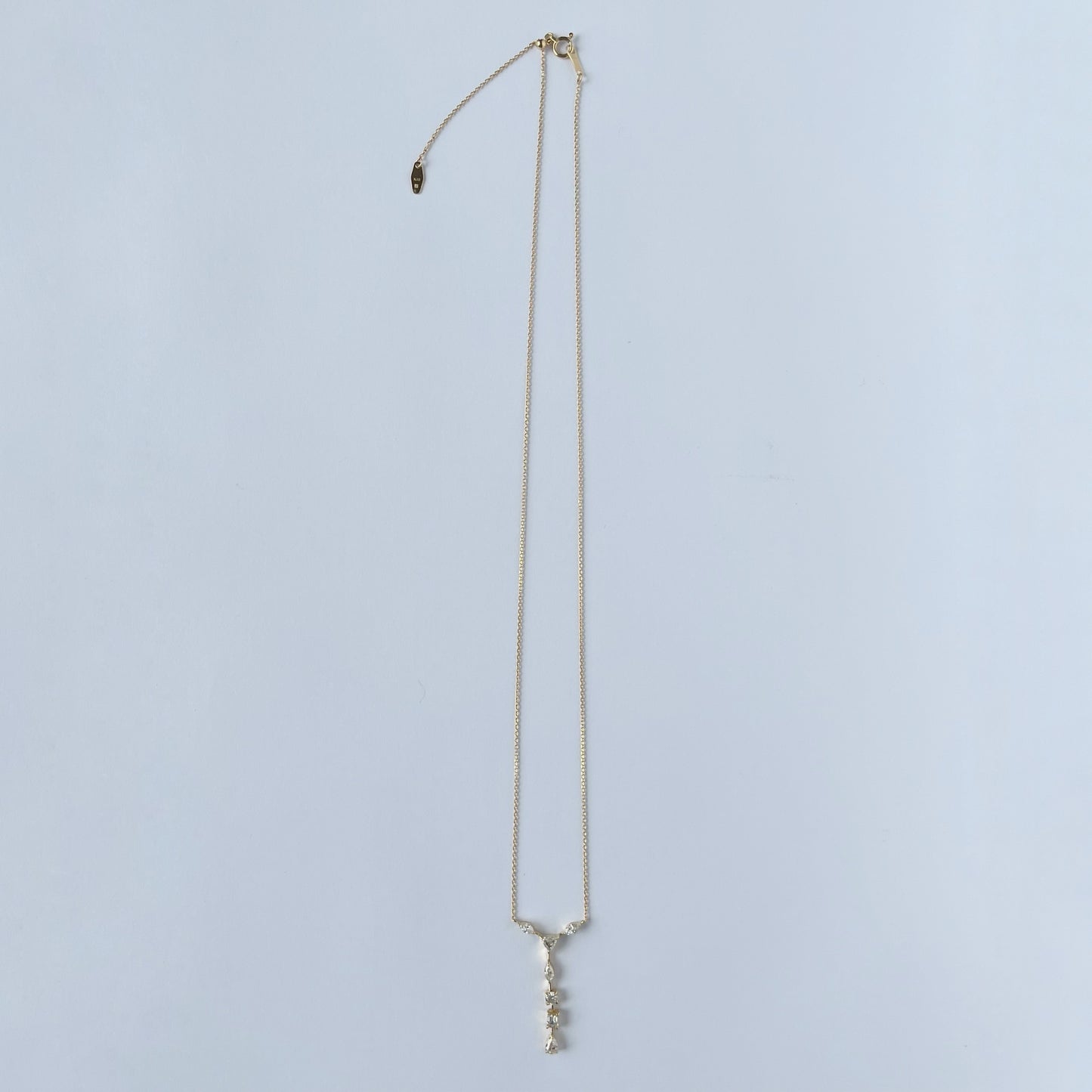 Collar oro amarillo 18K con diamantes 0.62ctw