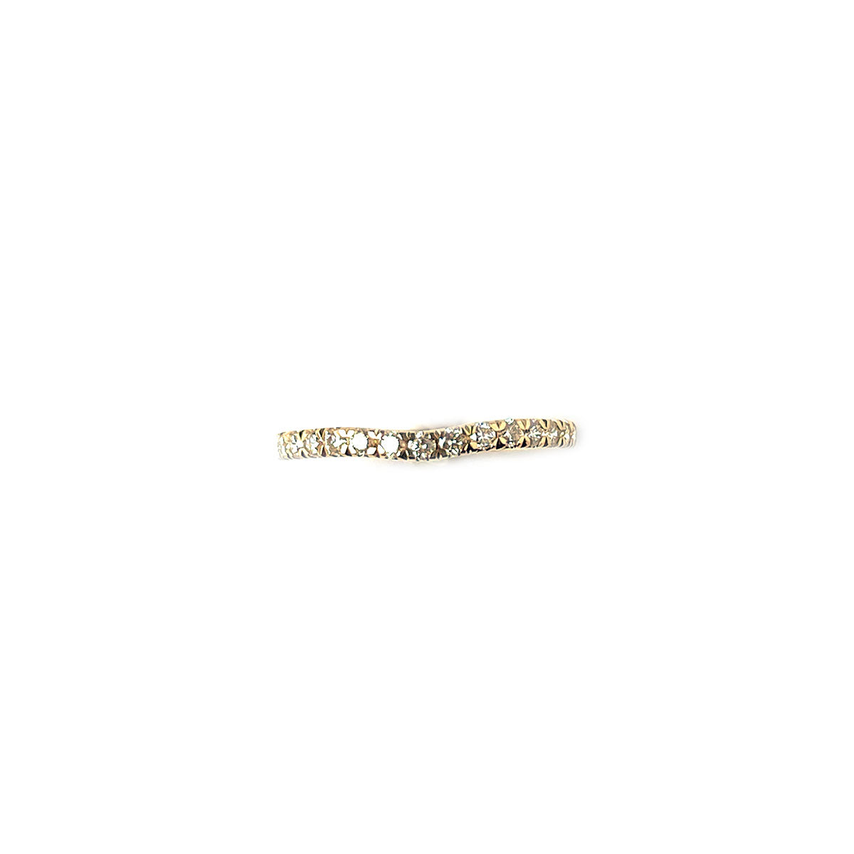 Set de anillo de compromiso y medio cintillo en oro amarillo 14k con diamante central de 2ct. diamantes de laboratorio 2.80ctw con reporte de laboratorio