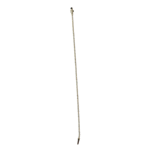 Pulsera tenis en oro amarillo 14k con diamantes 1ctw