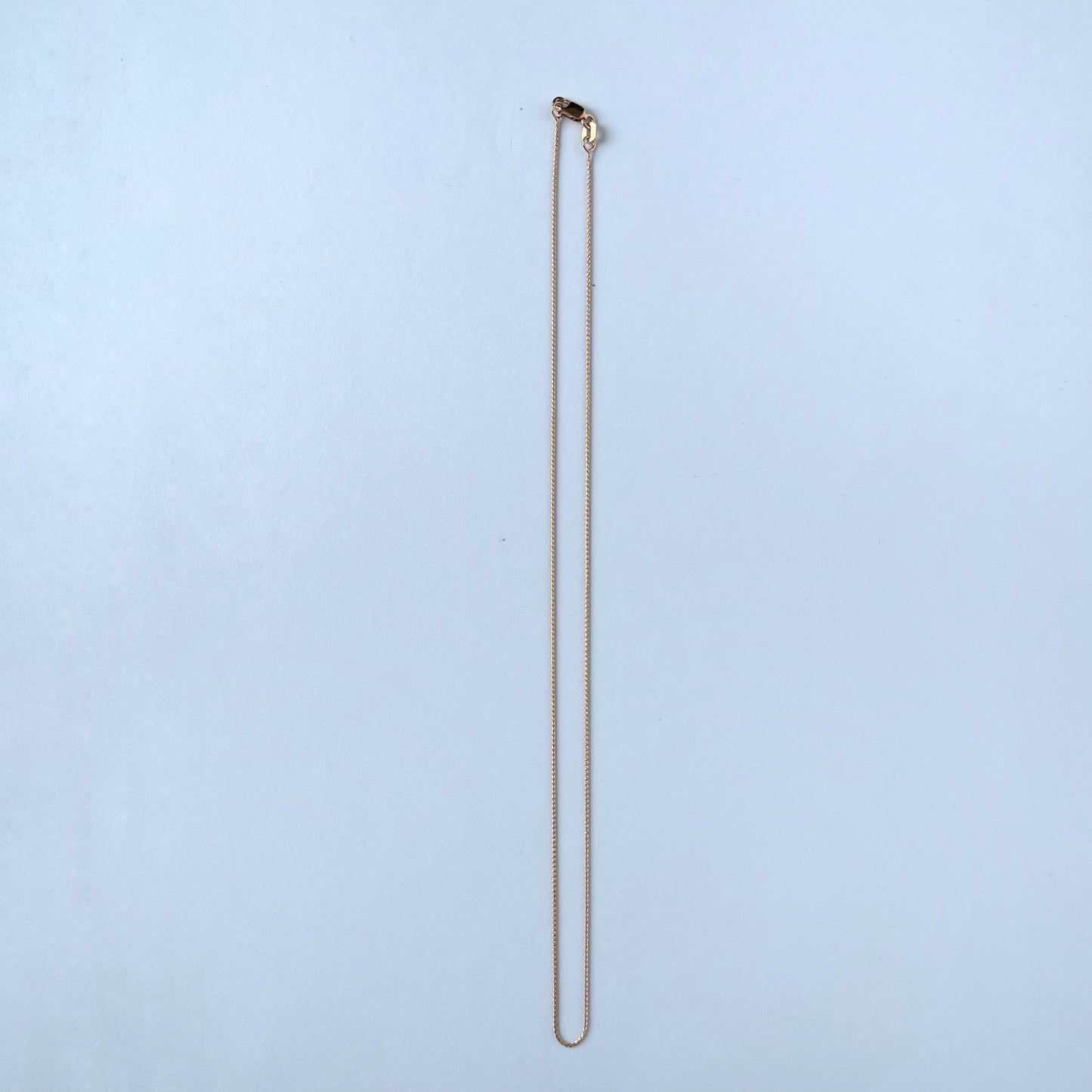 Cadena 14k rosa Baby wheat