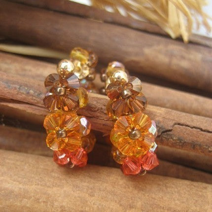 Crystal Woven Hoops Jewelry Tutorial