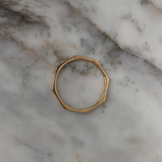 Anillo Hexágono para Hombre