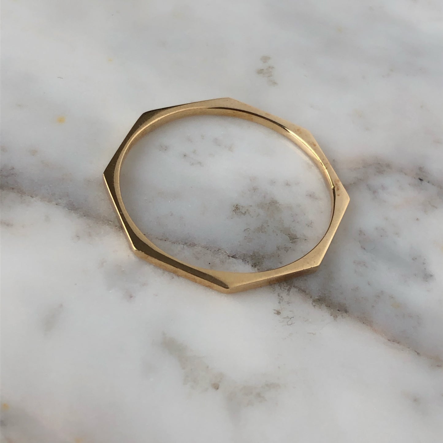 Anillo Hexágono para Hombre