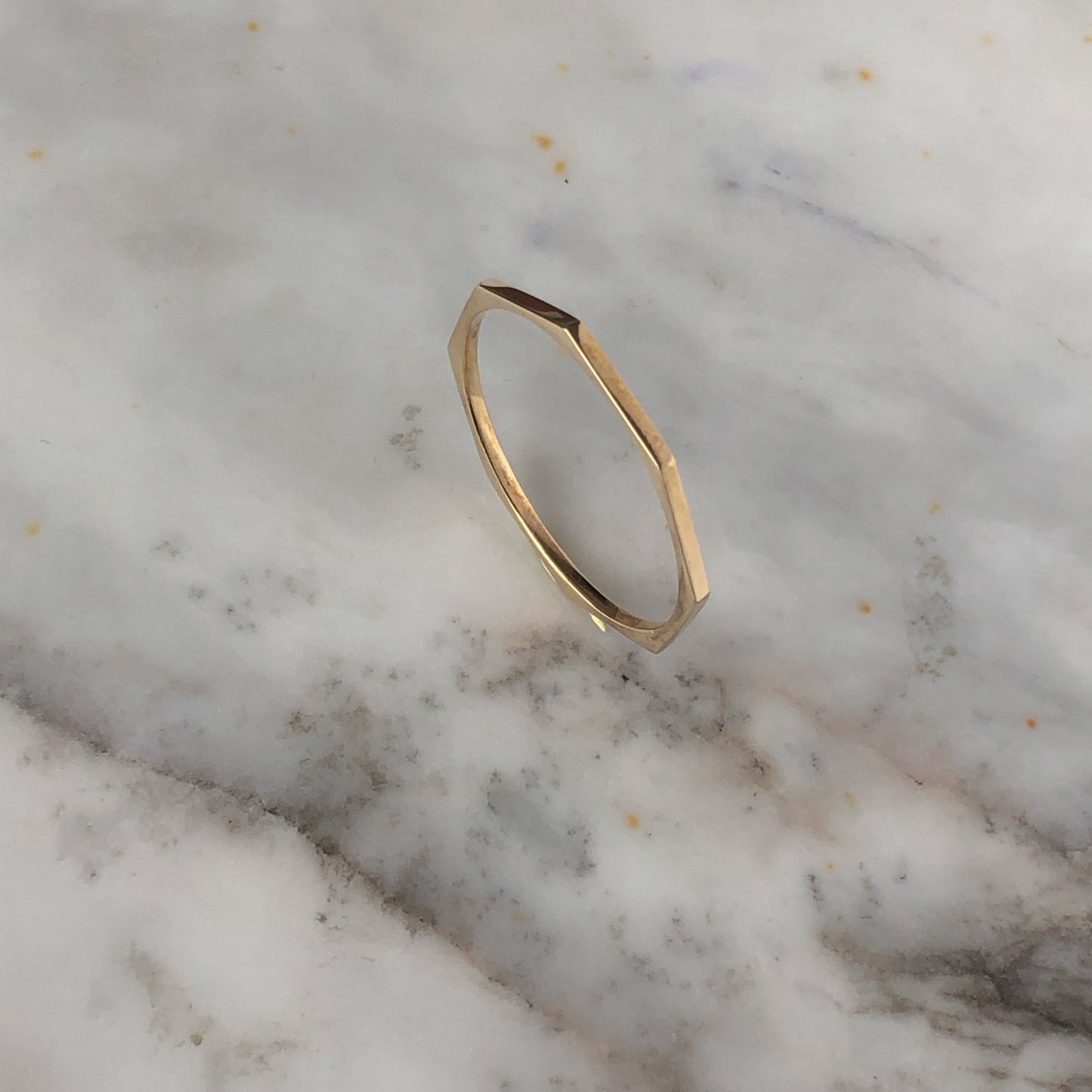 Anillo Hexágono para Hombre