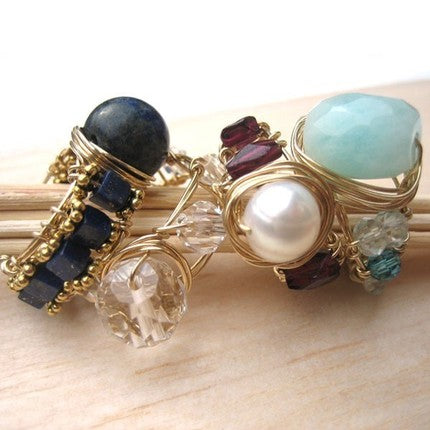 Wide Band Ring Wire Jewelry Tutorial