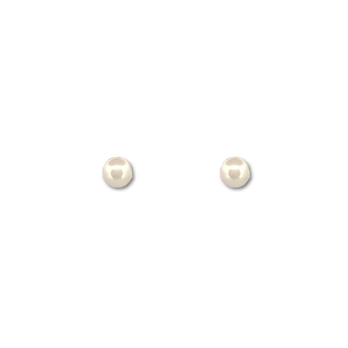 Aretes en oro amarillo 14K y perlas