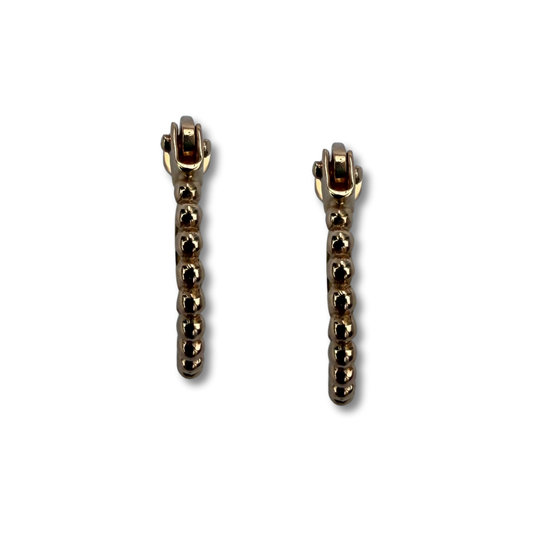Argolla de bolitas mini en oro rosa 14K