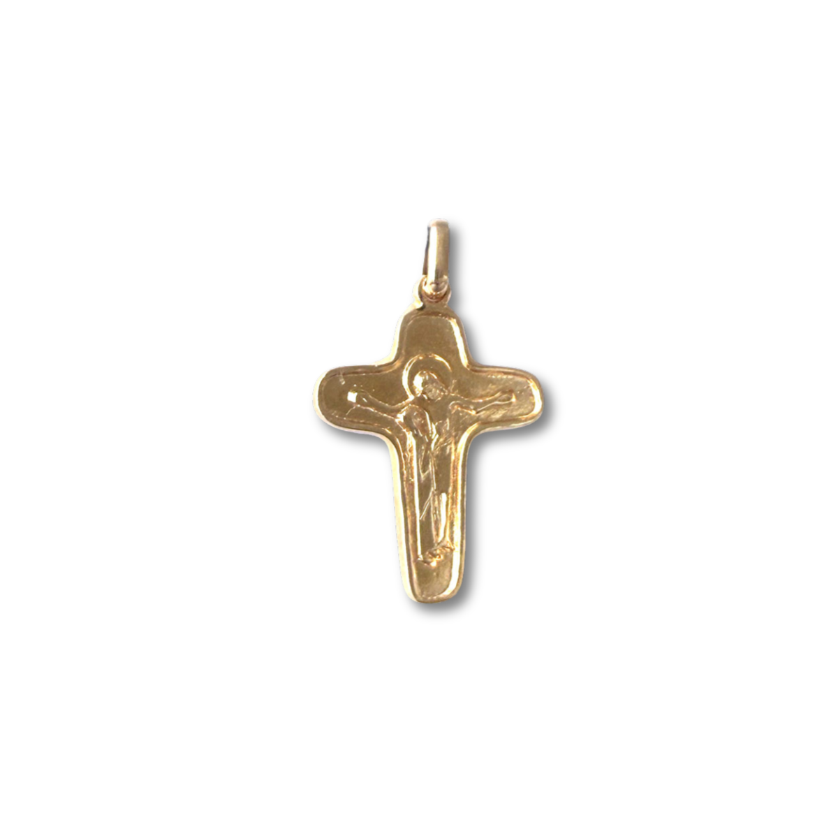 Cruz de la unidad grande en plata con baño de oro