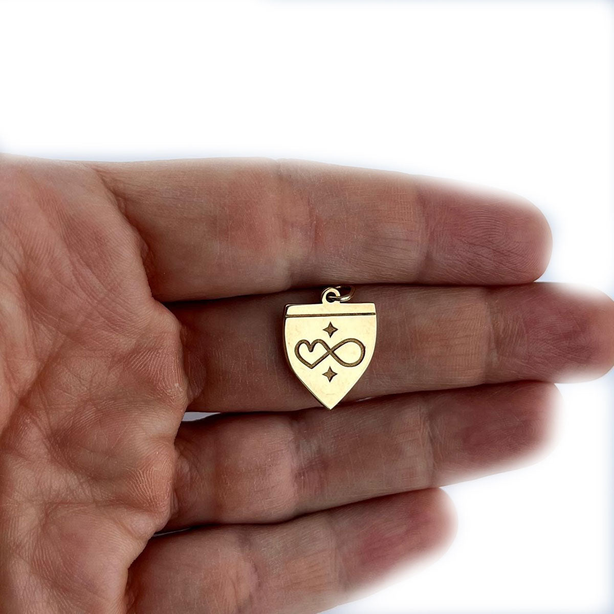 Dije Talismán amor infinito 14k