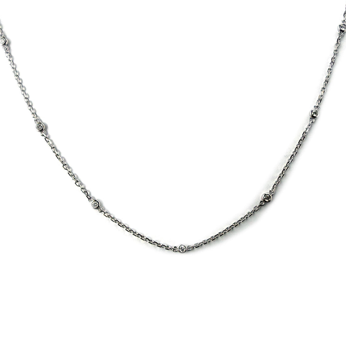 Collar en plata diamonds by the yard con diamantes de laboratorio 0.25ctw