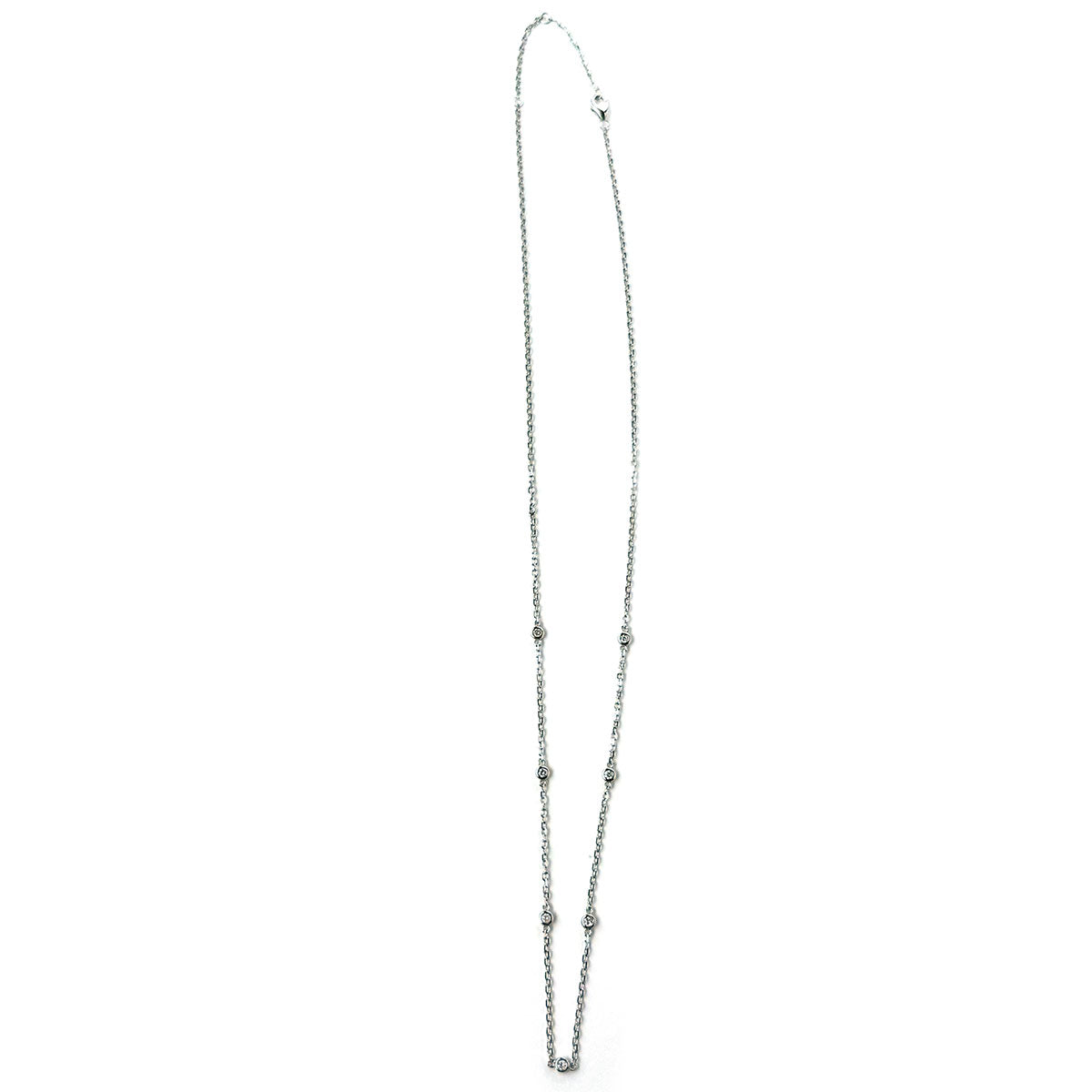 Collar en plata diamonds by the yard con diamantes de laboratorio 0.25ctw